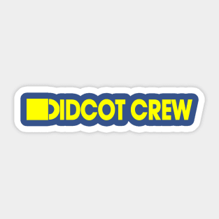 The House Ratz Yellow Logo Didcot Crew T Shirt Sticker